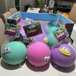 3 Pcs Funny Faces Squishy -ORB curiosites -  Toy  Viral TikTok- Set Of 3 New
