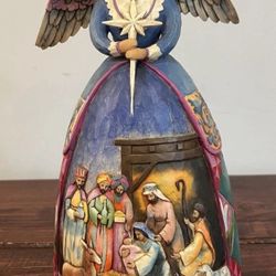 Jim Shore Angel Nativity A Star Shall Guide Us Figurine Heartwood Creek 2005