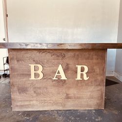 L Shape Bar Table