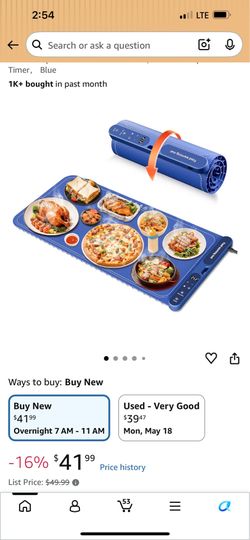 Electric heating tray