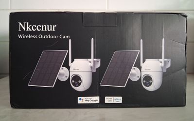 2-pack waterproof outdoor security camera