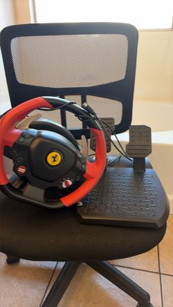Ferrari racing steering wheel & pedal combo set (Thrustmaster) Xbox