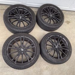 4 — 215/45r17 5x100 5x3.94 Stock Scion FR-S 86 Brz Celica Matrix Impreza Wheels Rims Good Tires!