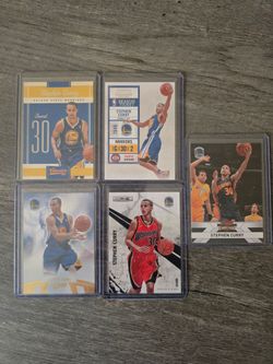 Stephen Curry 2nd Year 5 card lot