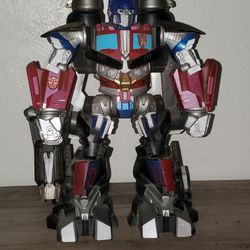 Transformers Vintage Optimus Prime 12 Inch Action Statue! Excellent Condition! 
