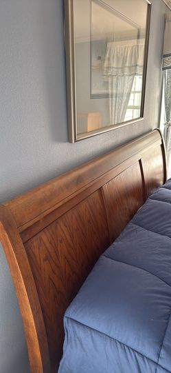 Wooden King Size Sleigh Headboard