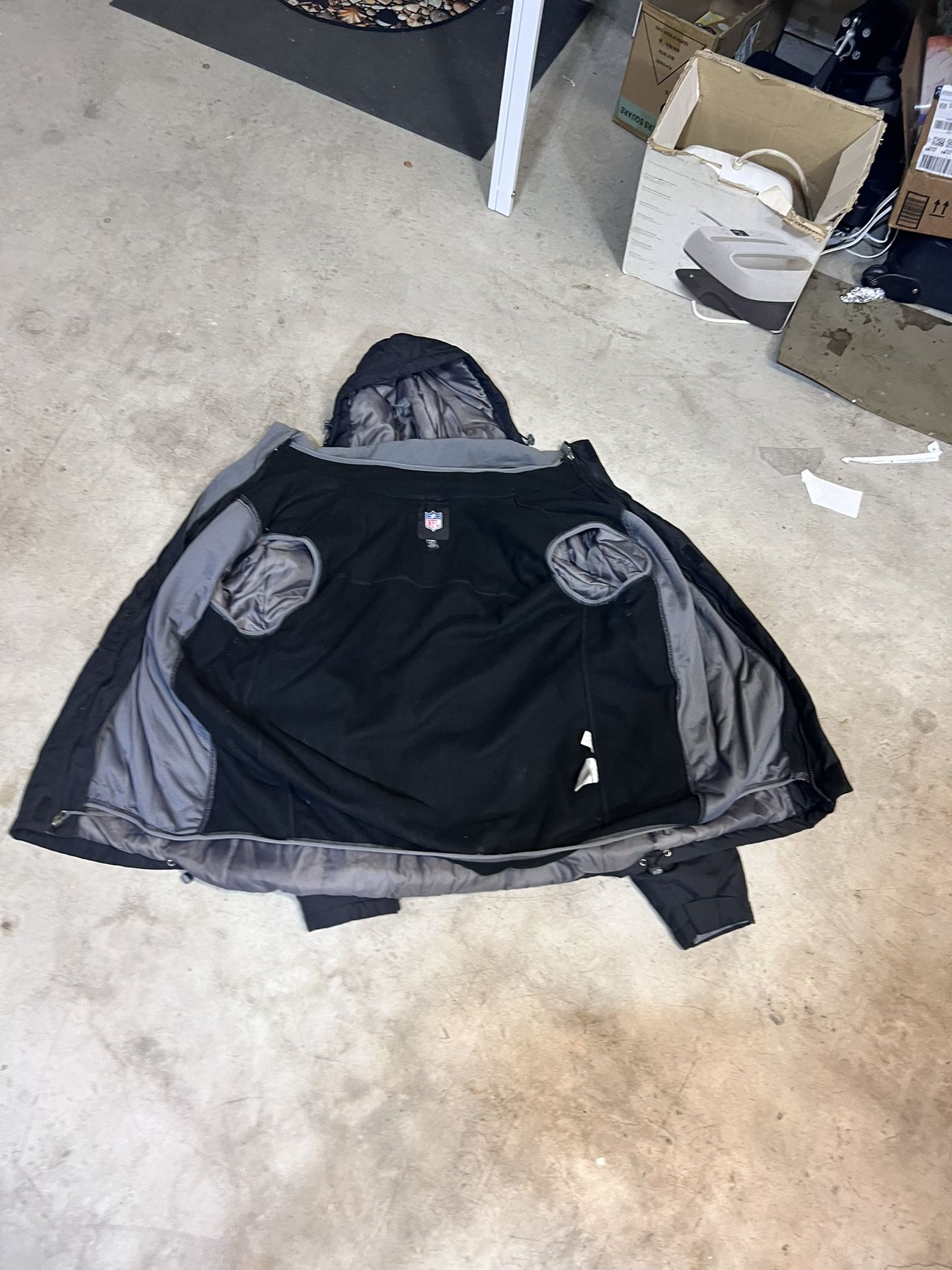 NFL Official Raiders Jacket With Vest