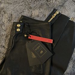 Balmain x HM Leather Pants