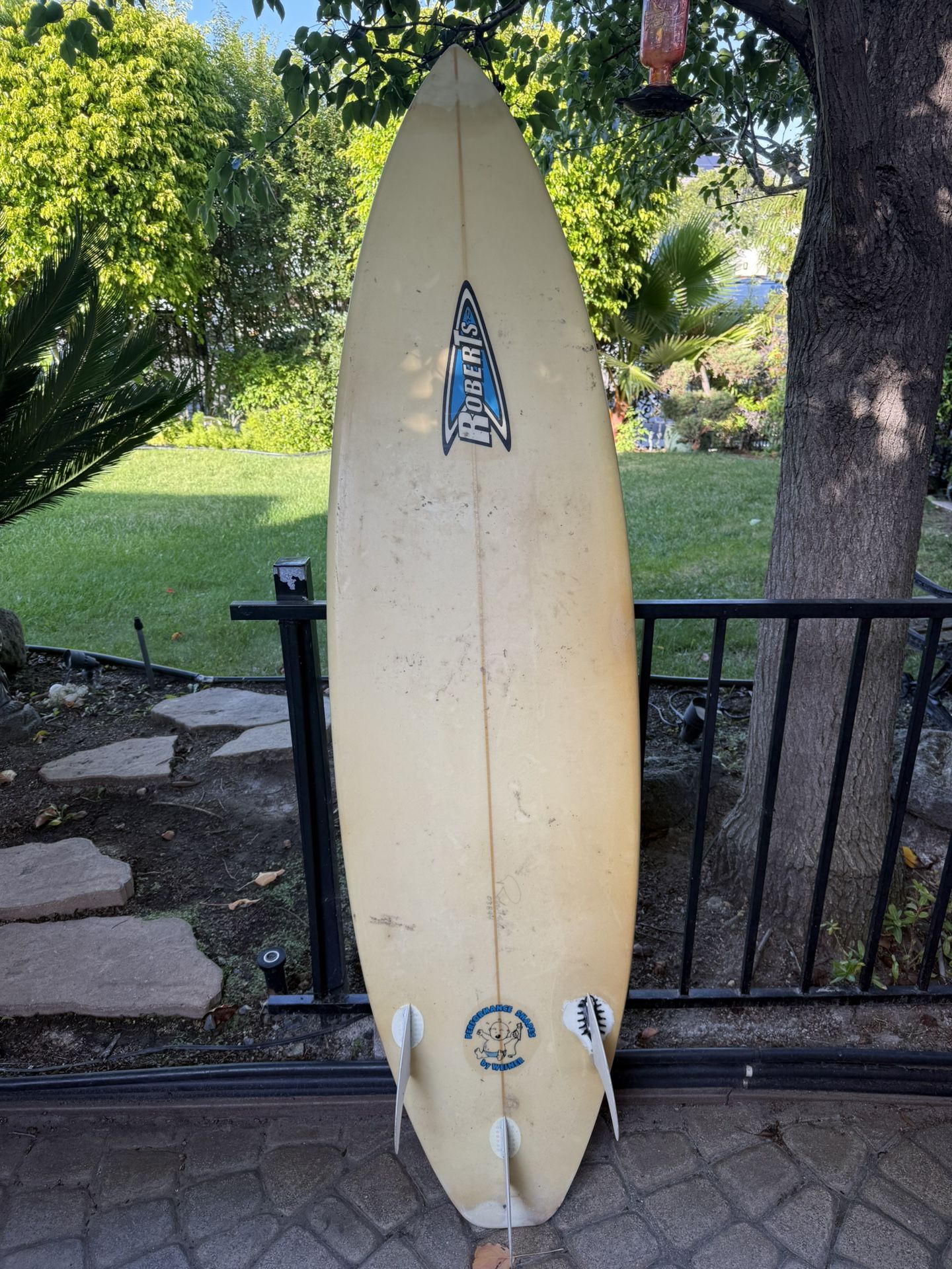 Robert’s surfboard