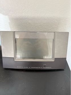 Battery clock and temperature $1
