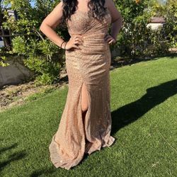 Gold Dress