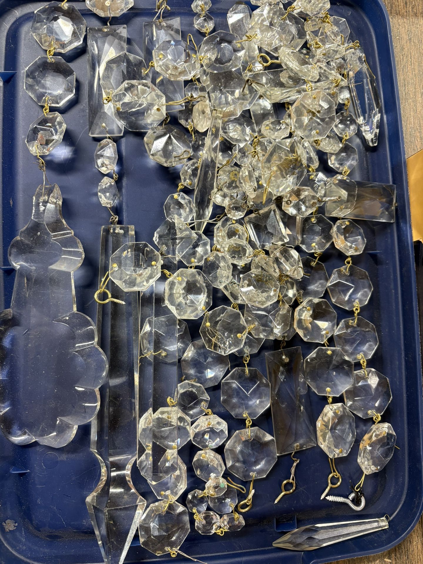 Vintage Glass Chandelier Crystals - Various