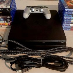 Like New Ps4 Slim + 1 🎮 + 20 Games + Power Cord & Hdmi Cable