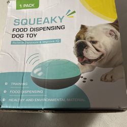 Squeaky Food Dispensing Dog Toy