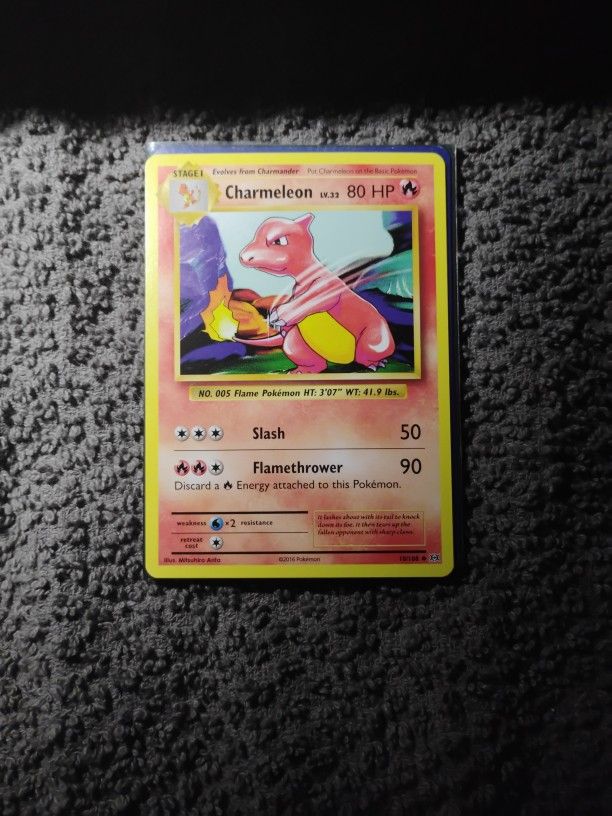 Charmeleon Pokemon Card