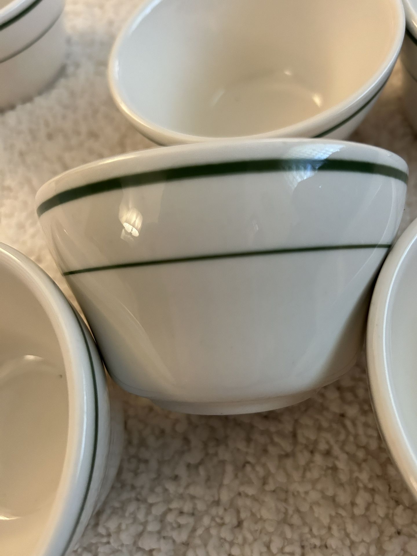 Buffalo China Small Bowls 12 of them. 4” Wide 2 1/4 High – Vintage Restaurant Ware