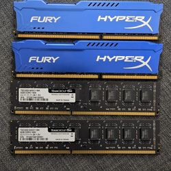32 GB Memory DDR3 1600 RAM 4 x 8 GB