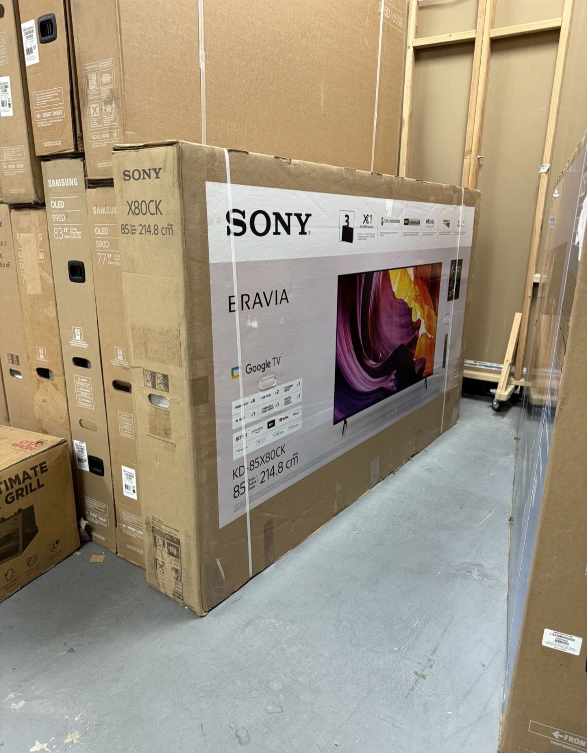 85” SONY BRAVÍA X80K 4K HDR SMART TV