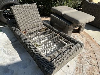 Restoration Hardware Outdoor Chaise Longer
