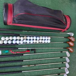 Vintage golf clubs