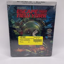 Escape From New York [New 4K UHD Blu-ray] Ltd Ed, With Blu-Ray, 4K Mastering,
