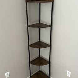 Turn-N-Tube 5 Tier Corner Display Rack Multipurpose Shelving Unit