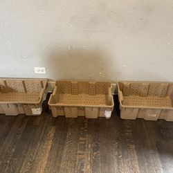 3-Stackable Solid Crate