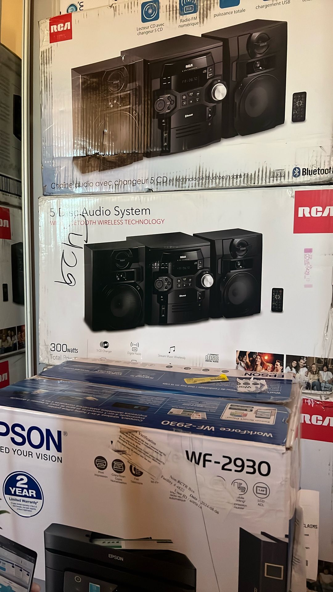 RCA 5 Disc Audio System