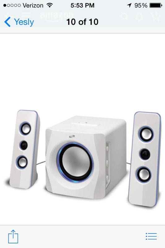 iLive portable wireless speakers system