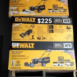 DEWALT 20V XR CORDLESS BRUSHLES LAWM MOWER SELF PROPELLE TOOL ONLY 
