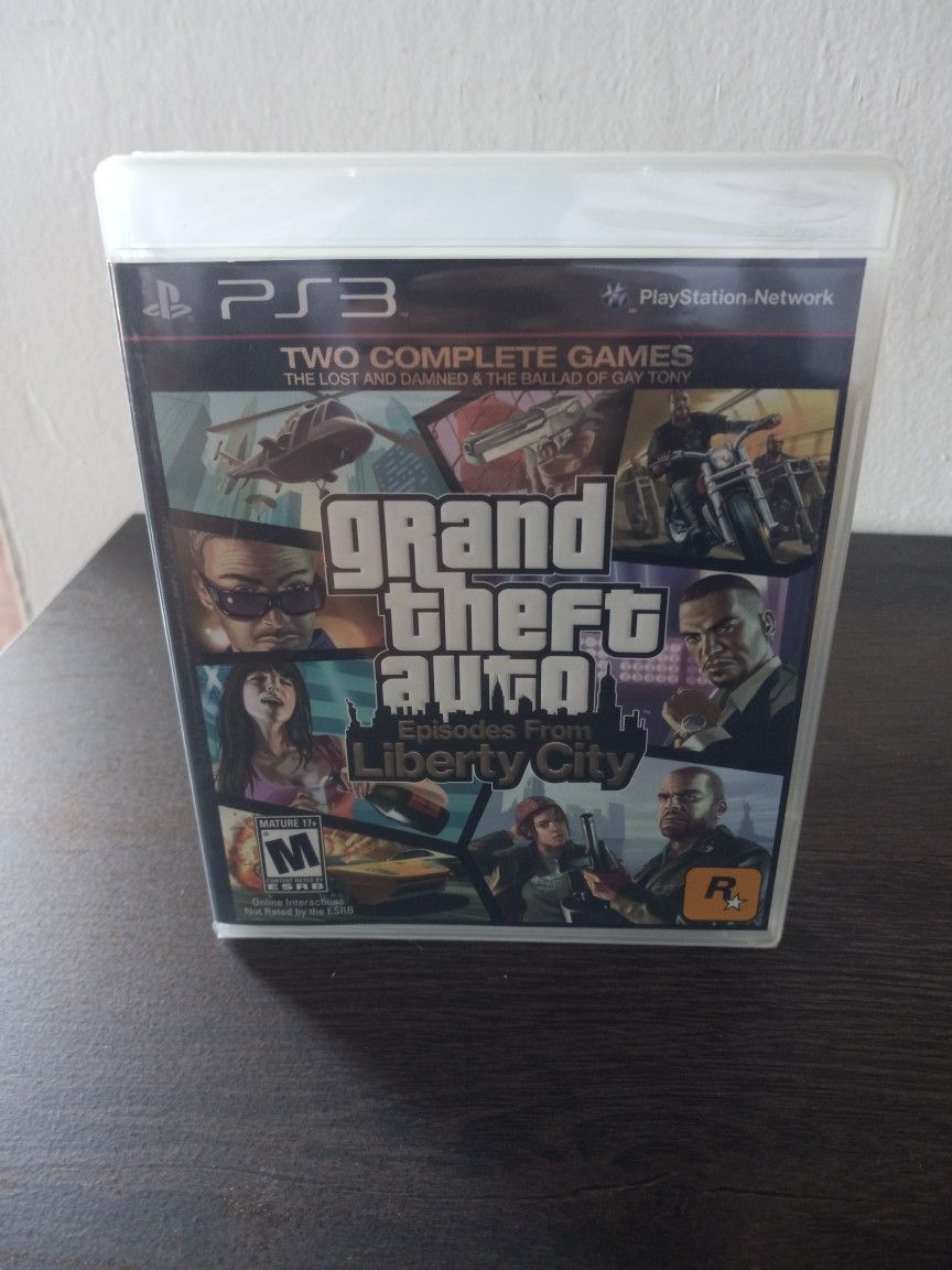 2010 Grand Theft Auto Espisodes From Liberty City 2 Complete Games PS3 New Sealed