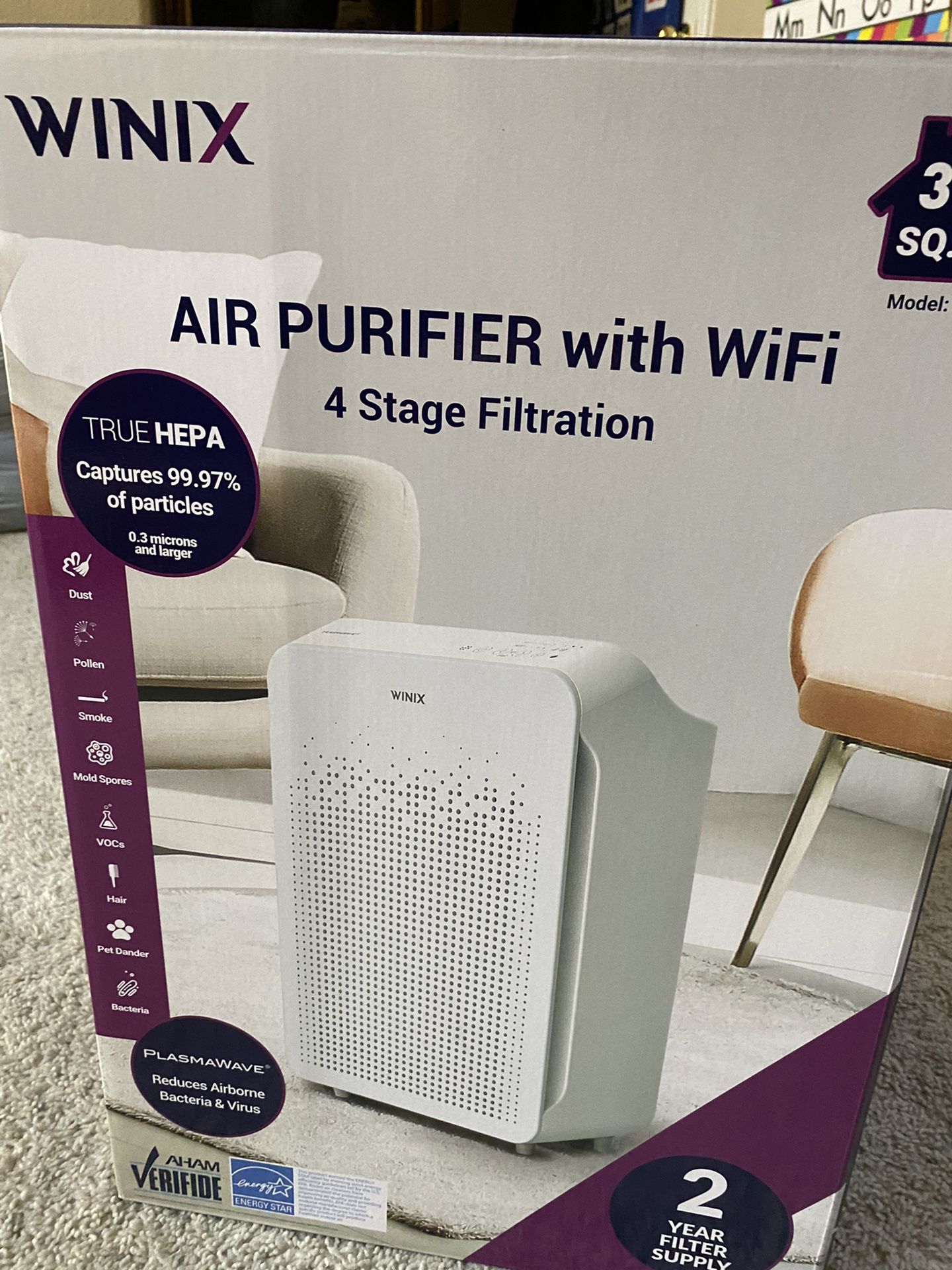 Air Purifier From Costco: Winix True HEPA 4 Stage Air Purifier 