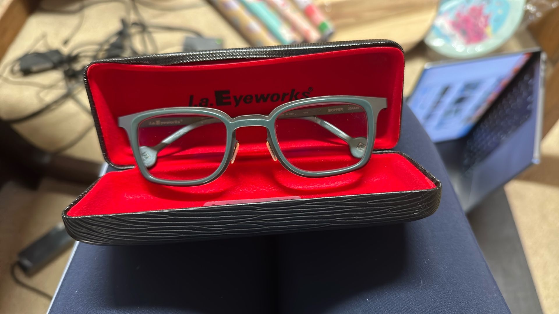 Eyeglass Frames And Hard Case