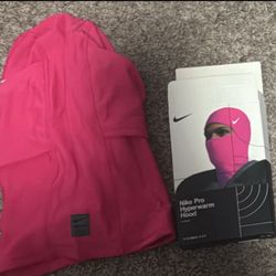 Pink nike Ski mask