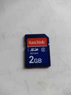 2 GB SD Card For Sale