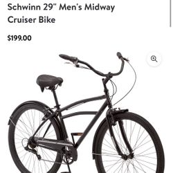 Schwinn 29 store inch midway cruiser