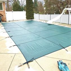 Pool Safety Cover 18’ x 36’, Safety Pool Cover