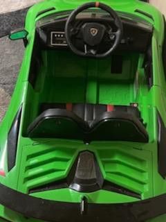 Green Lamborghini Power Wheel