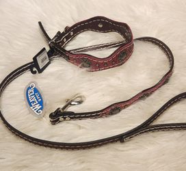 Weaver Leather Collar & Leash Pair