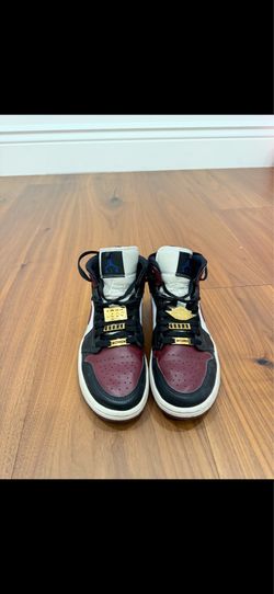 Burgundy Jordan high tops