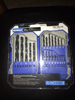 Kobalt 21pc drill bit set
