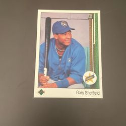 89 Upper Deck Gary Sheffield RC #13 