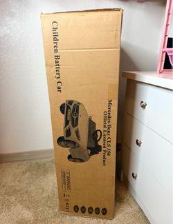 Unopened Pink Mercedes toy car