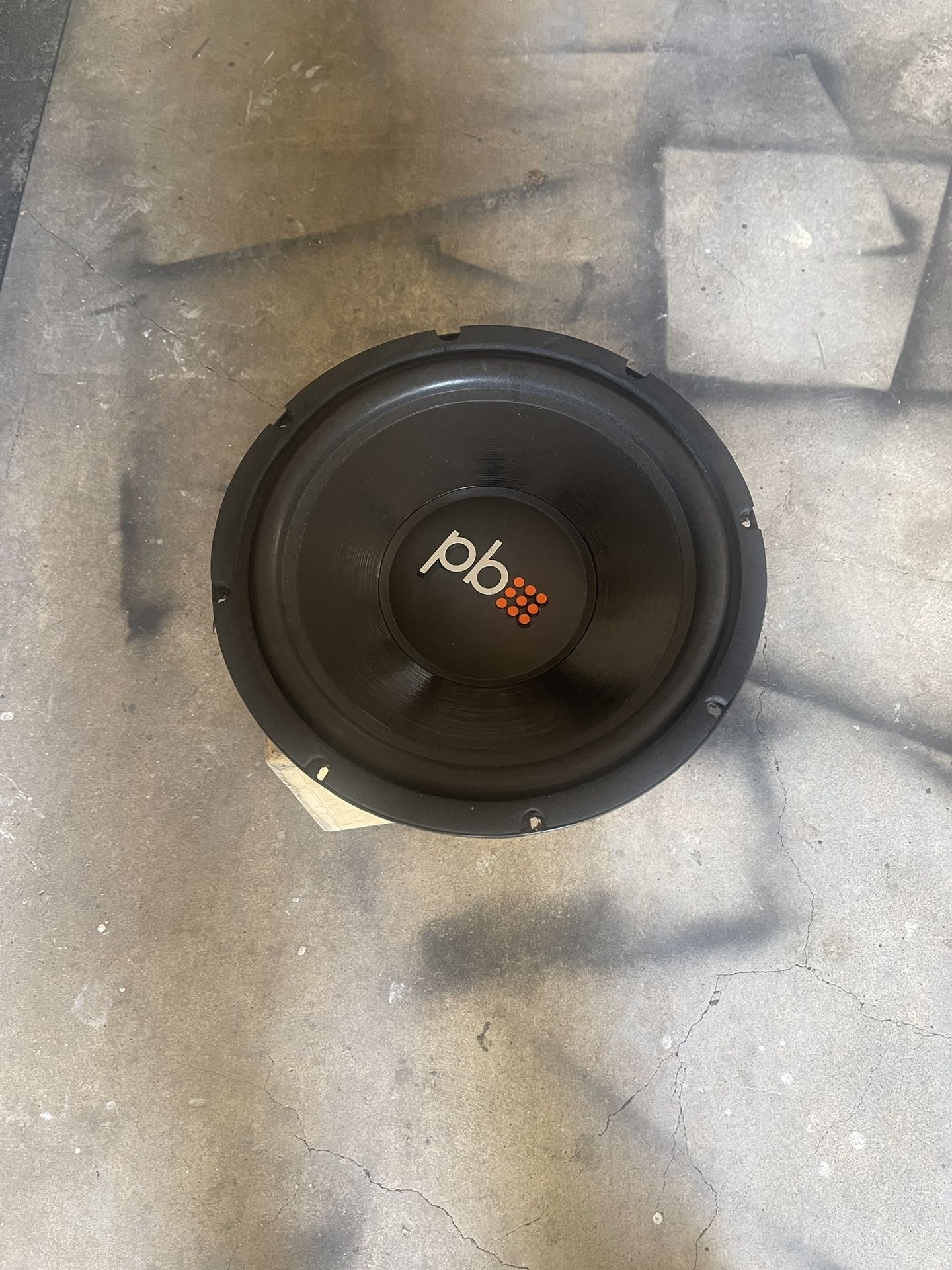 I Have A 12” Subwoofer Power Bass In Good Working Condition No Box