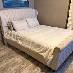 Queen Size Bed Frame And Mattress 