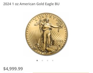 2024 American gold Eagle coin BU