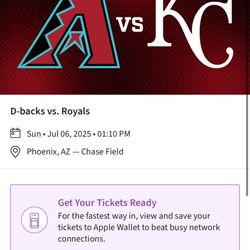 Diamondbacks Vs Royals 7/6/25 