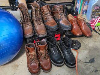 Mens Boots & Dress Shoe (size 6.5-7)