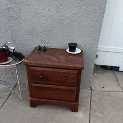 Free! Two drawer nightstand