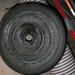 18" Spare Tire 5x4.75 Bolt Pattern 5x4 3/4 Steel Rim Wheel 